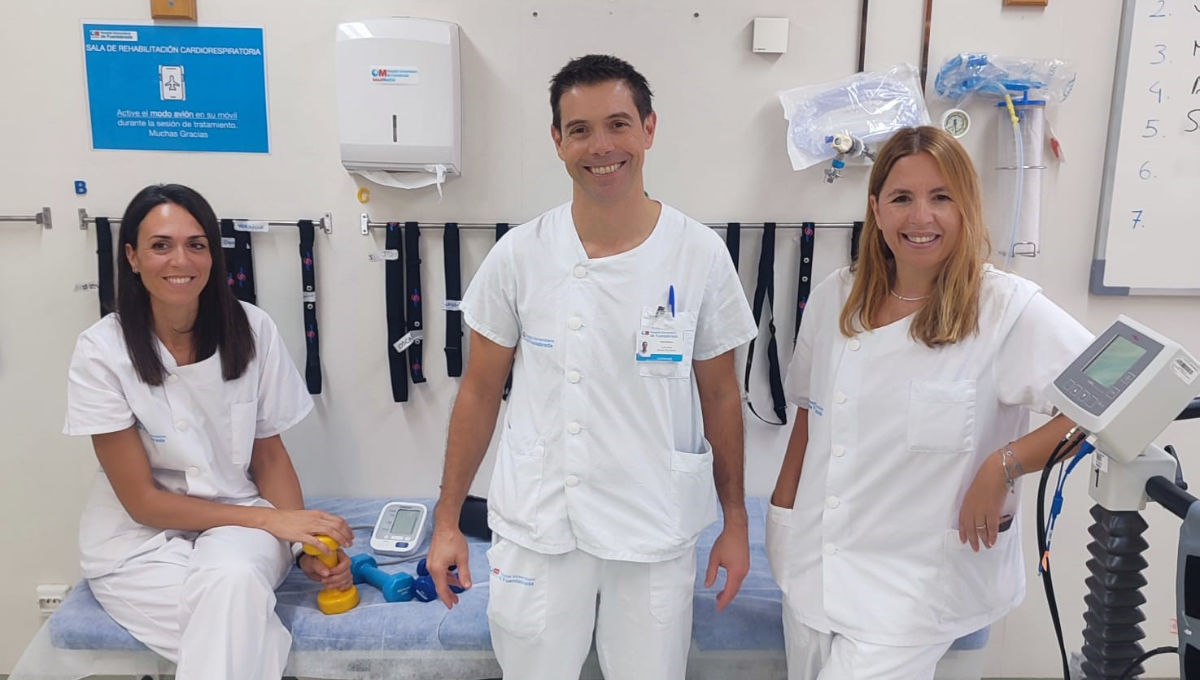 InnovaHONCO y el taller de ejercicio terapéutico para pacientes con tumores ginecológicos, en colaboración con GSK (Foto: Hospital Universitario de Fuenlabrada)