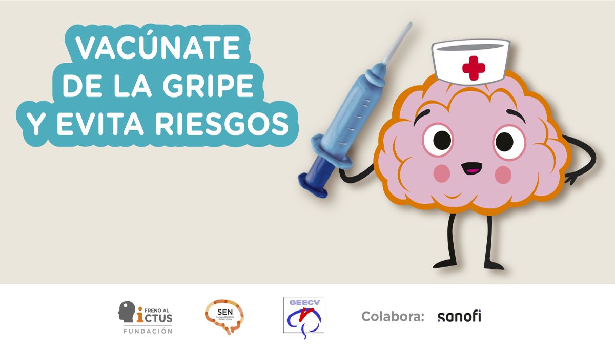  Campaña de la Fundación Freno al Ictus, concienciación sobre la importancia de la vacunación anual contra la gripe (Foto: SEN)