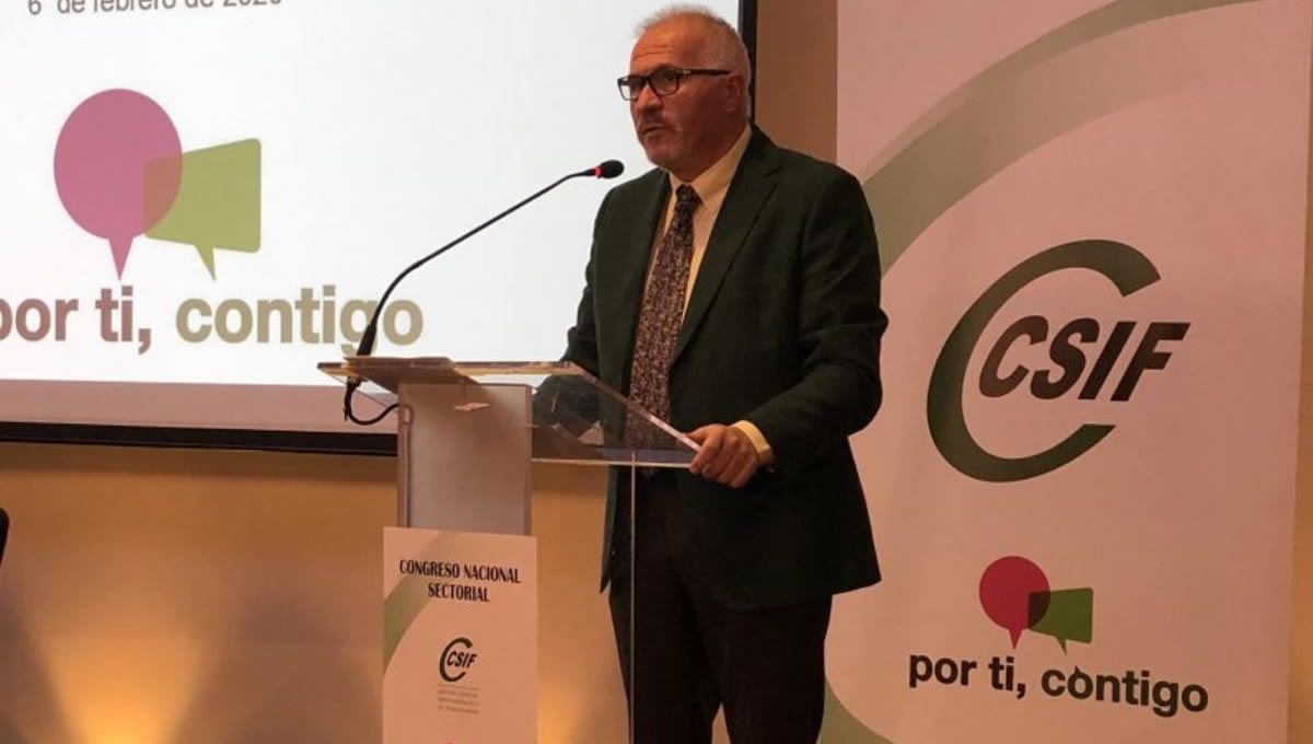 Javier Martínez, presidente de la sección sanitaria de CSIF (FOTO: CSIF)