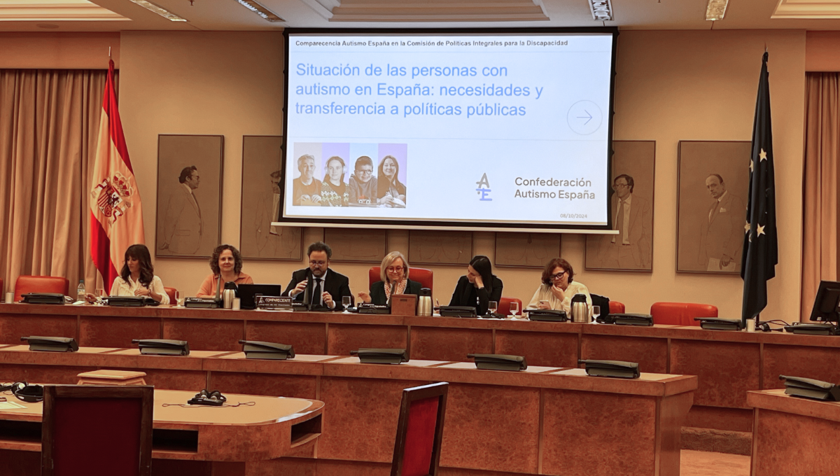 Autismo España reclama en el Congreso la implementación efectiva del Plan de Acción de autismo (Foto: Autismo España)