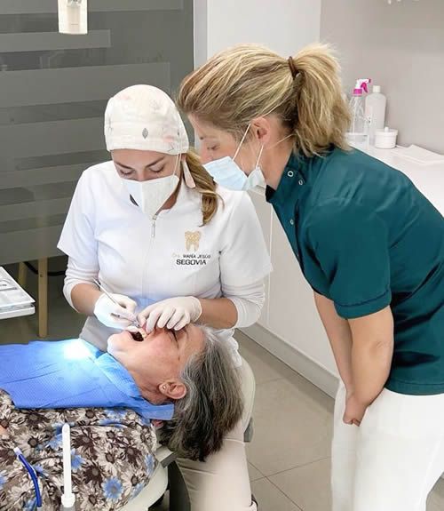 María Jesús Segovia durante una estancia clinica (Fuente InstagramMaría Jesús Segovia)