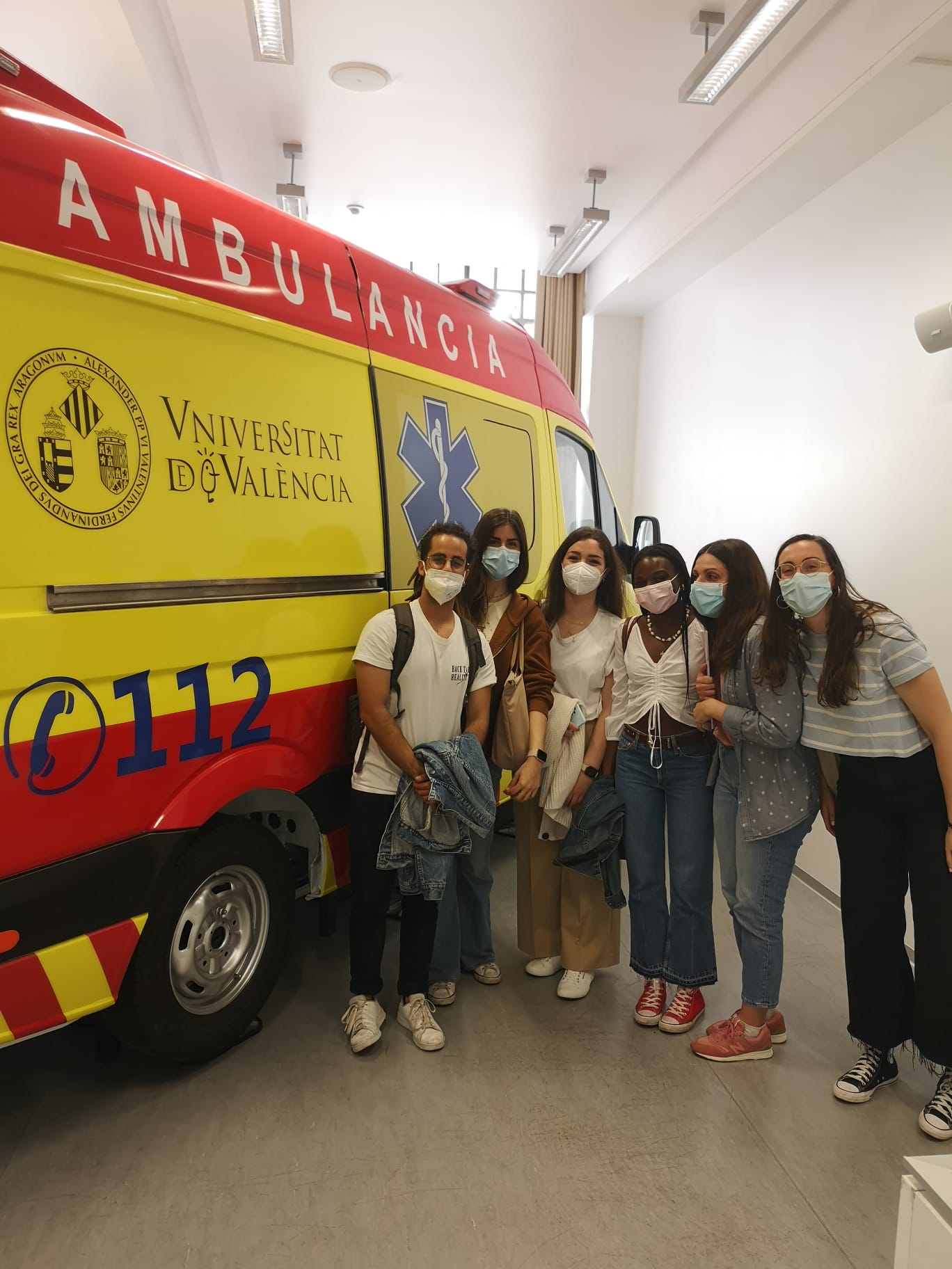 Alumnos de la UV en el Centro de Simulación Interdisciplinar en Salud