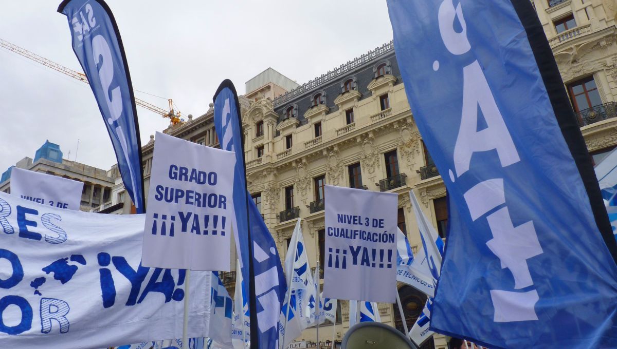 El Sindicato de Técnicos de Enfermería convoca una manifestación para solicitar la reclasificación el 17 de octubre en Madrid (Fuente X SAE)