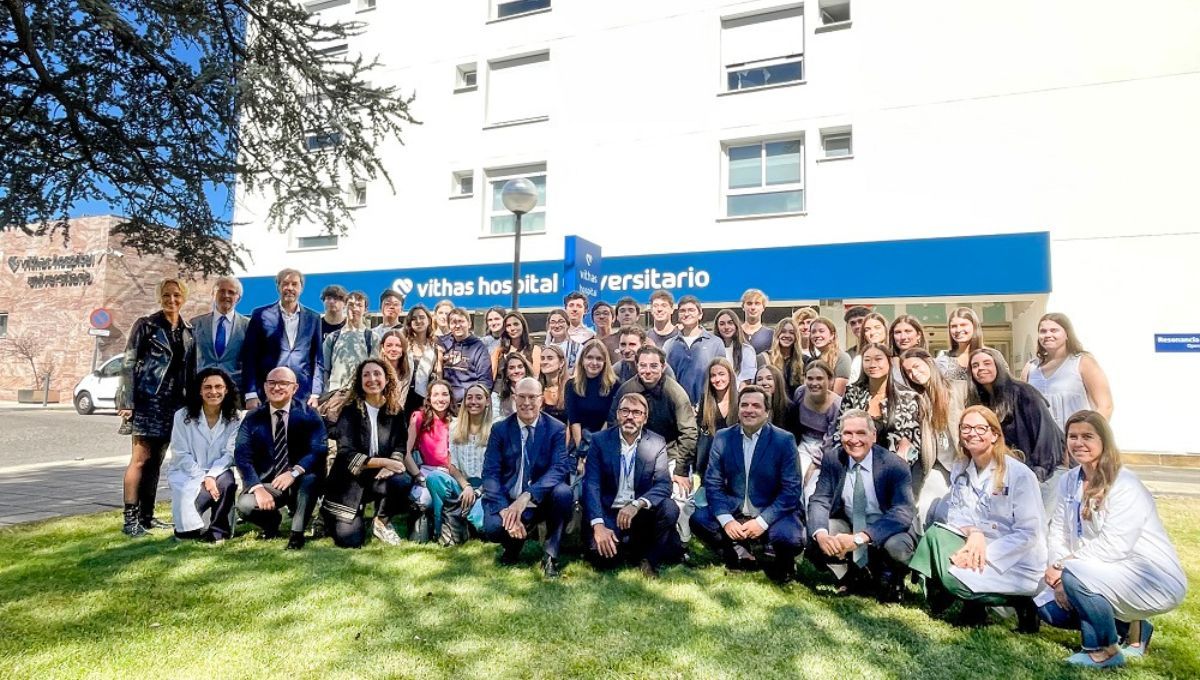 Acto de bienvenida de los estudiantes de Medicina y Enfermería inician sus prácticas en los tres hospitales universitarios Vithas Madrid (Fuente: Vithas)