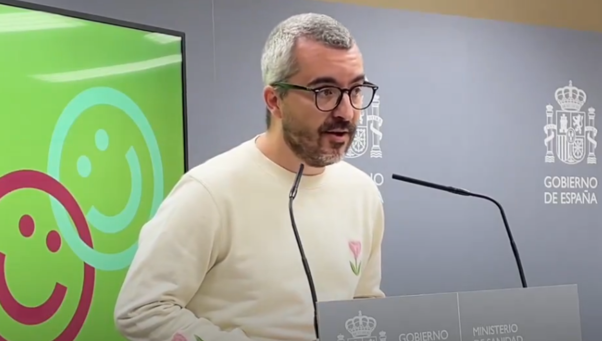 El secretario de Estado de Sanidad, Javier Padilla, presenta el informe ‘Perspectivas del VIH y Salud Sexual en España’. (M. Sanidad)