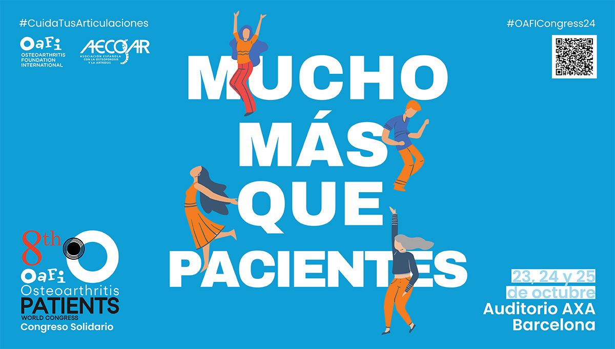 'Mucho más que pacientes', OAFI celebra la octava edición de su congreso internacional sobre artrosis (Foto. OAFI)