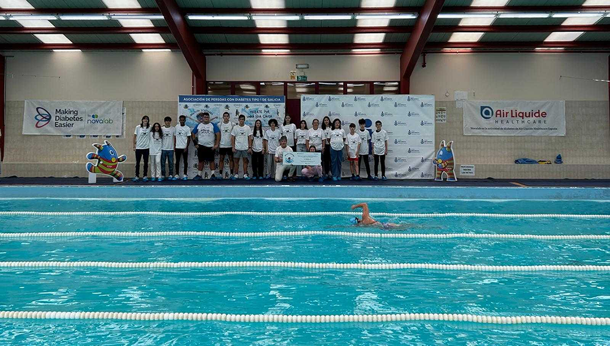 Novalab ha celebrado el evento 'Brazada Solidaria' en el marco de la jornada de Diabetes Evolution (Foto: Air Liquide Healthcare)