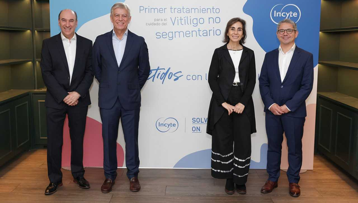 Presentación de Opzelura (ruxolitinib crema), el primer y único tratamiento para el vitíligo no segmentario (Foto: Incyte)