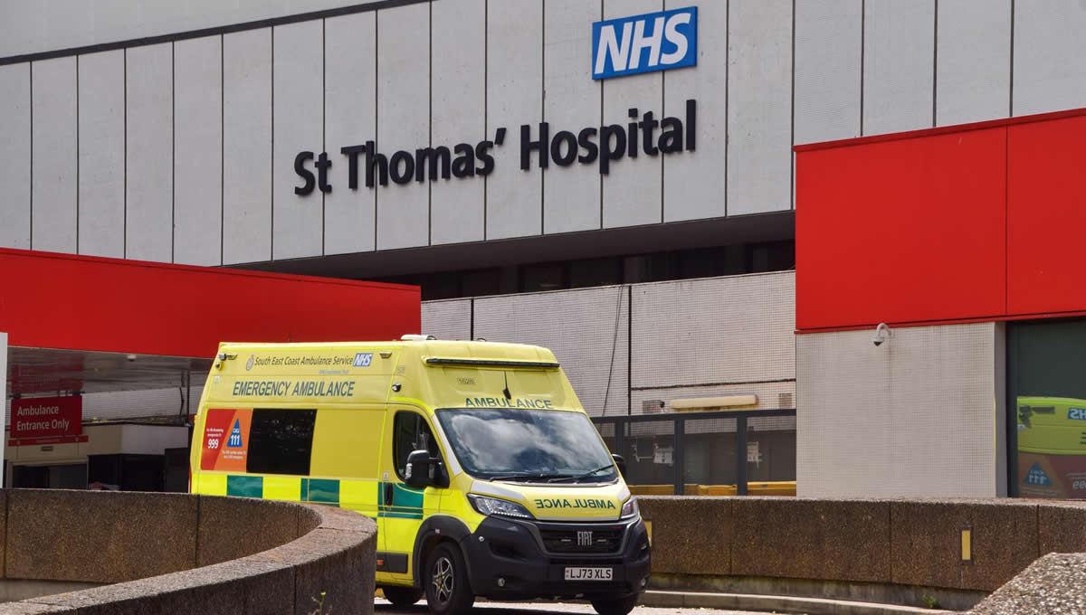 Hospital Saint Thomas de Londres, Reino Unido. (Foto: Europa Press)