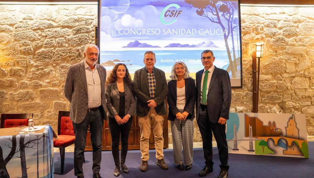 Antonio Gómez Caamaño anuncia más plazas en el acto de clausura del VII Congreso de CSIF Sanidad Galicia (FOTO: Xunta de Galicia)