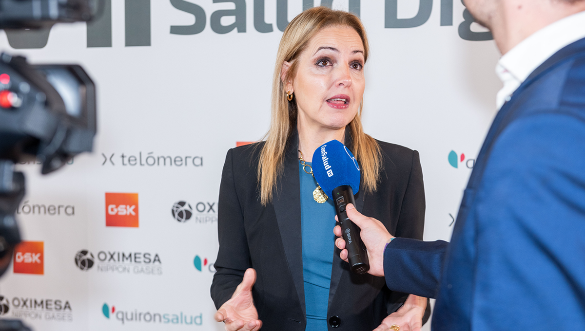 Beatriz Domínguez-Gil, directora de la Organización Nacional de Trasplantes (ONT), durante el VII Foro de Comunicación Salud Digital (Foto: Óscar Frutos)