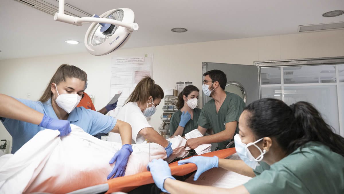 Profesionales de Urgencias y Emergencias (FOTO: Hospital Universitario de Jaén)