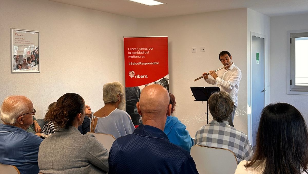 Microconciertos para pacientes en el Hospital Ribera Povisa (Foto. Ribera Povisa)