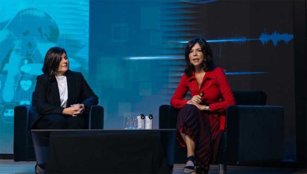 Sonia Gutiérrez, directora de Gobierno Clínico y Docencia de Sanitas Hospitales, y Marta Villanueva, directora general de la Fundación IDIS en la presentación del Estudio RESA 2024 (Foto. IDIS)