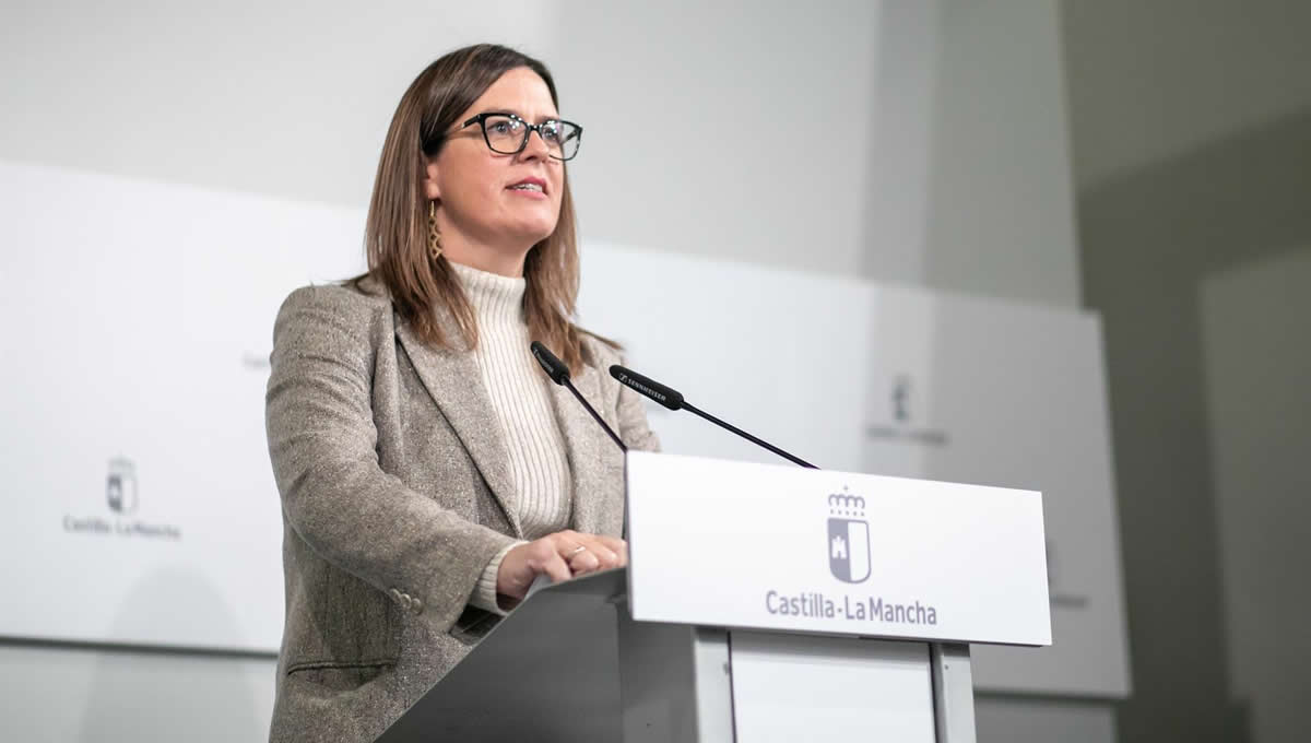 Portavoz del Gobierno de CLM, Esther Padilla (Foto. Junta de Castilla-La Mancha)