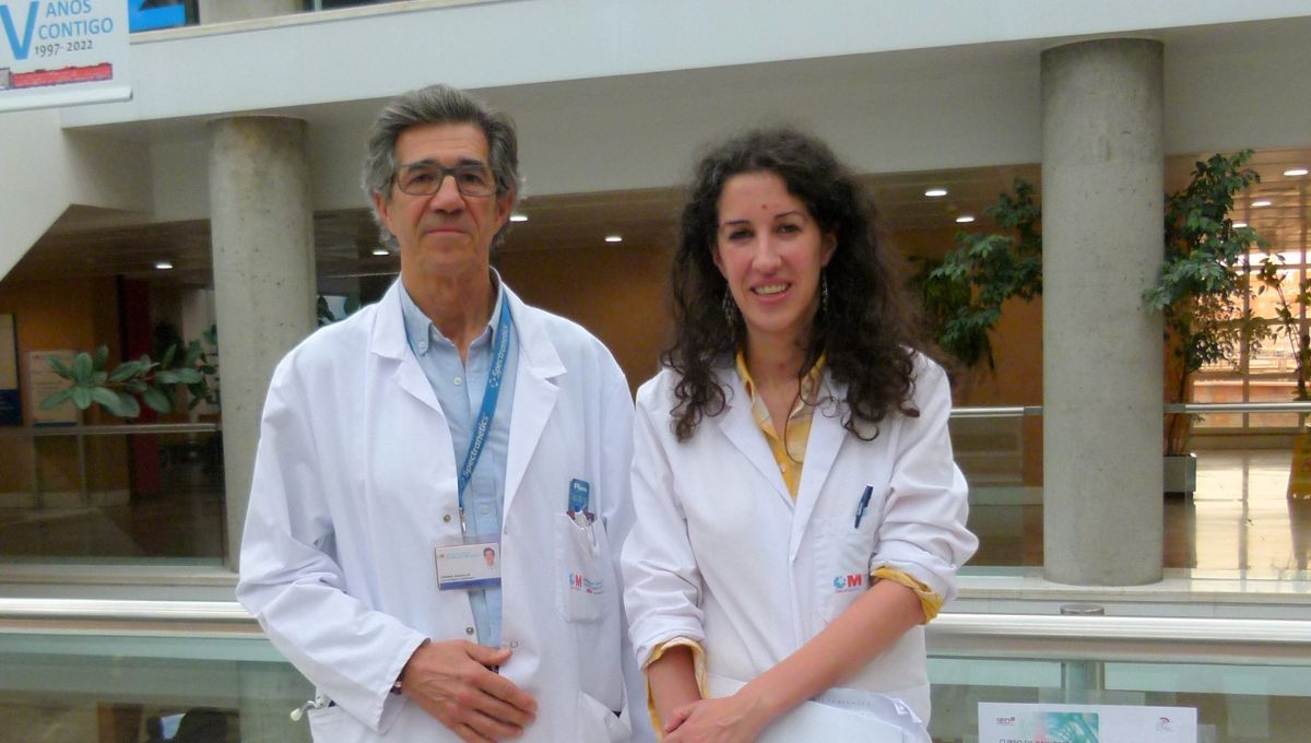 La Dra. Vicente y el Dr. de Benito, profesionales del Área de Angiología y Cirugía Vascular del Hospital de Alcorcón (Foto cedida a ConSalud)