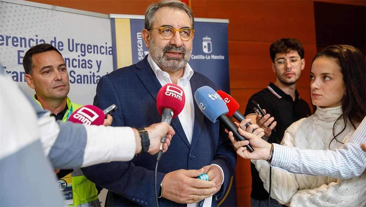 El consejero de Sanidad de Castilla-La Mancha, Jesús Fernández Sanz (Foto. JCCM)