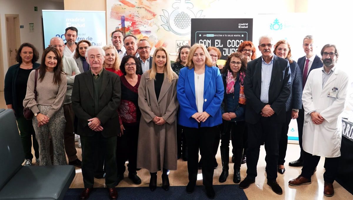 La vicealcaldesa y delegada de Seguridad y Emergencias, Inma Sanz, visita el Centro de Patología Dual del Instituto de Adicciones de Madrid Salud. (Foto: Comunidad de Madrid)