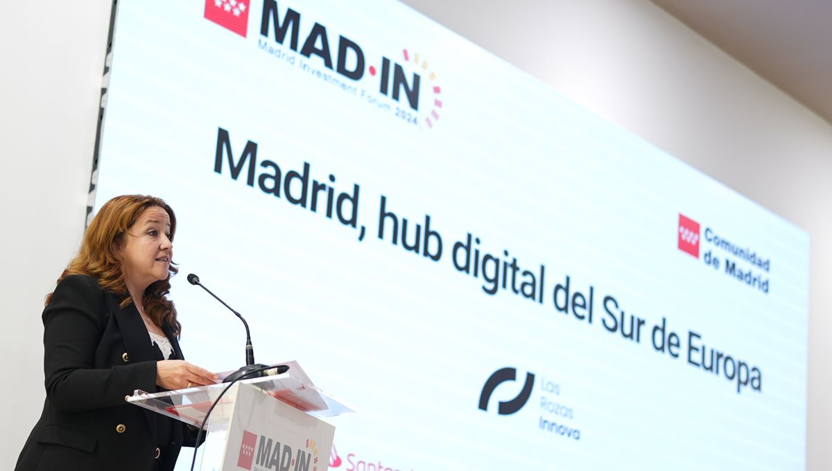 La consejera de Sanidad, Fátima Matute en la segunda jornada de Madrid Investment Forum (Foto: Comunidad de Madrid)