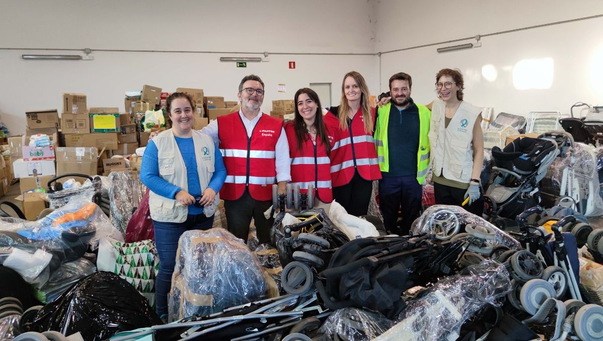 El CGE crea un centro logístico en Valencia para gestionar las donaciones enfermeras por la DANA (Foto. Consejo General de Enfermería)