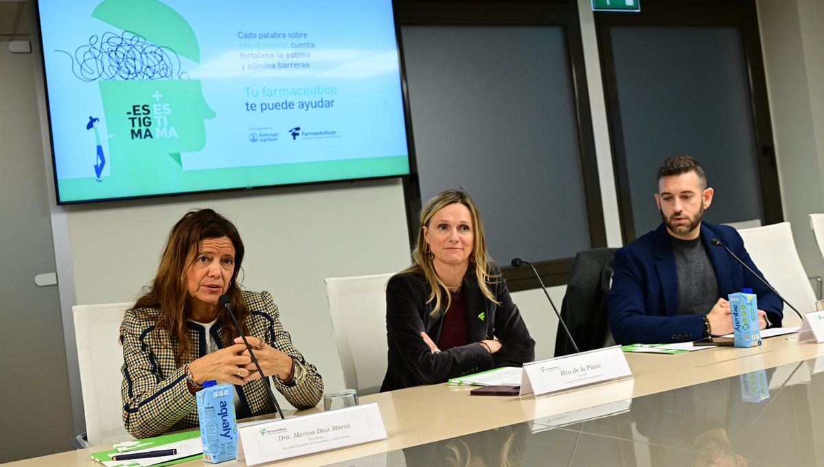 Presentación de la Campaña “Prevención y actuación farmacéutica en salud mental desde la farmacia” (Foto: CGCOF)