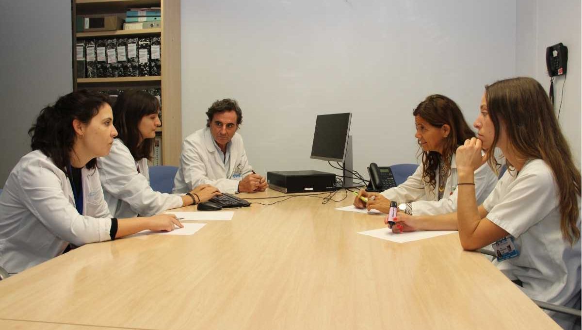 El equipo que forma parte de la nueva unidad de intervención en suicidio en el Hospital Clínico San Carlos (Foto. Clínico San Carlos)