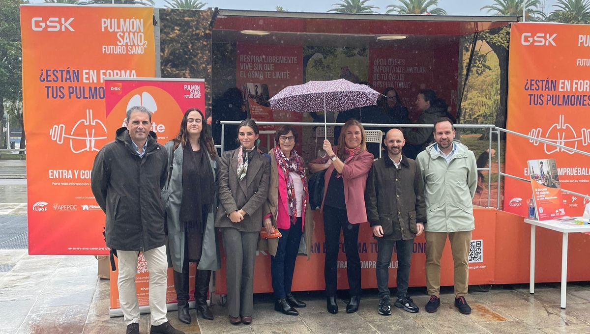 Iniciativa Pulmón sano futuro sano sobre ruedas (Foto. GSK)