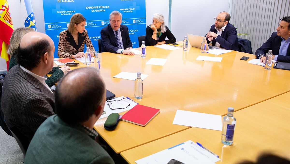 Encuentro de trabajo de la Consejería de Sanidad gallega con el departamento sanitario de Aragón (Foto: Europa Press)