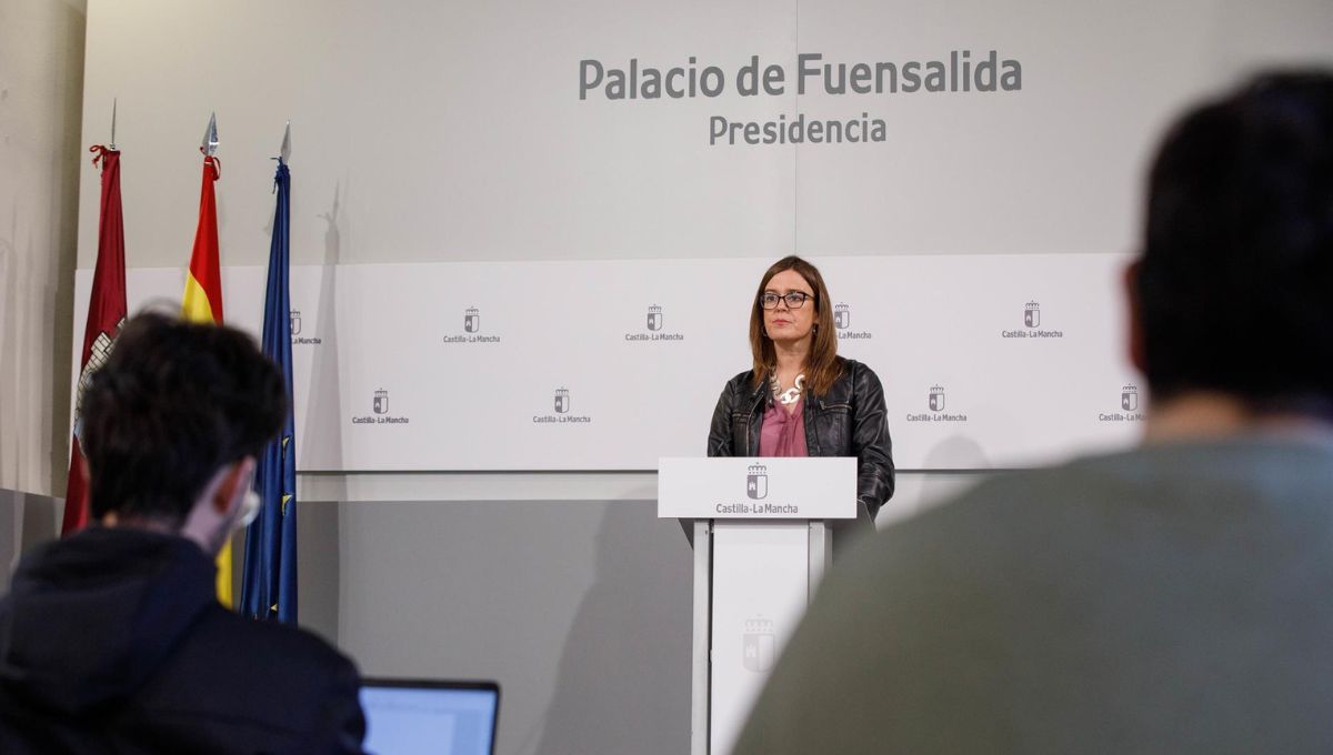 La portavoz del Ejecutivo de Castilla-La Mancha, Esther Padilla (Fuente EP)