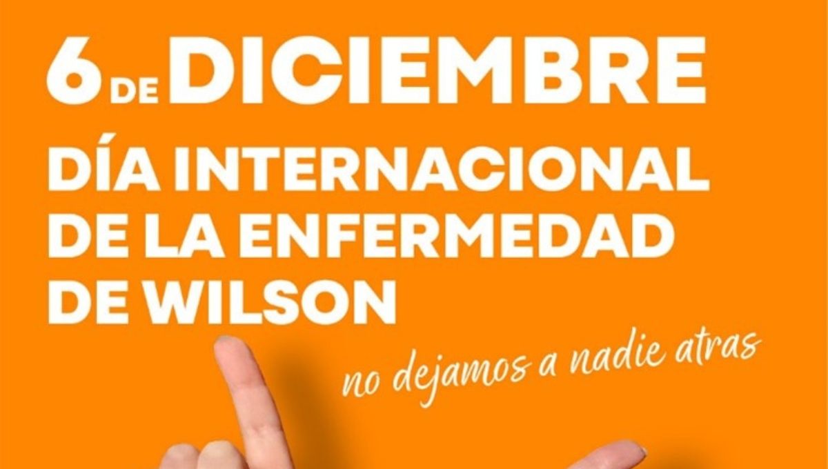 Cartel por el Día Internacional de la Enfermedad de Wilson (Foto. Asociación Española de Familiares y Enfermos de Wilson)