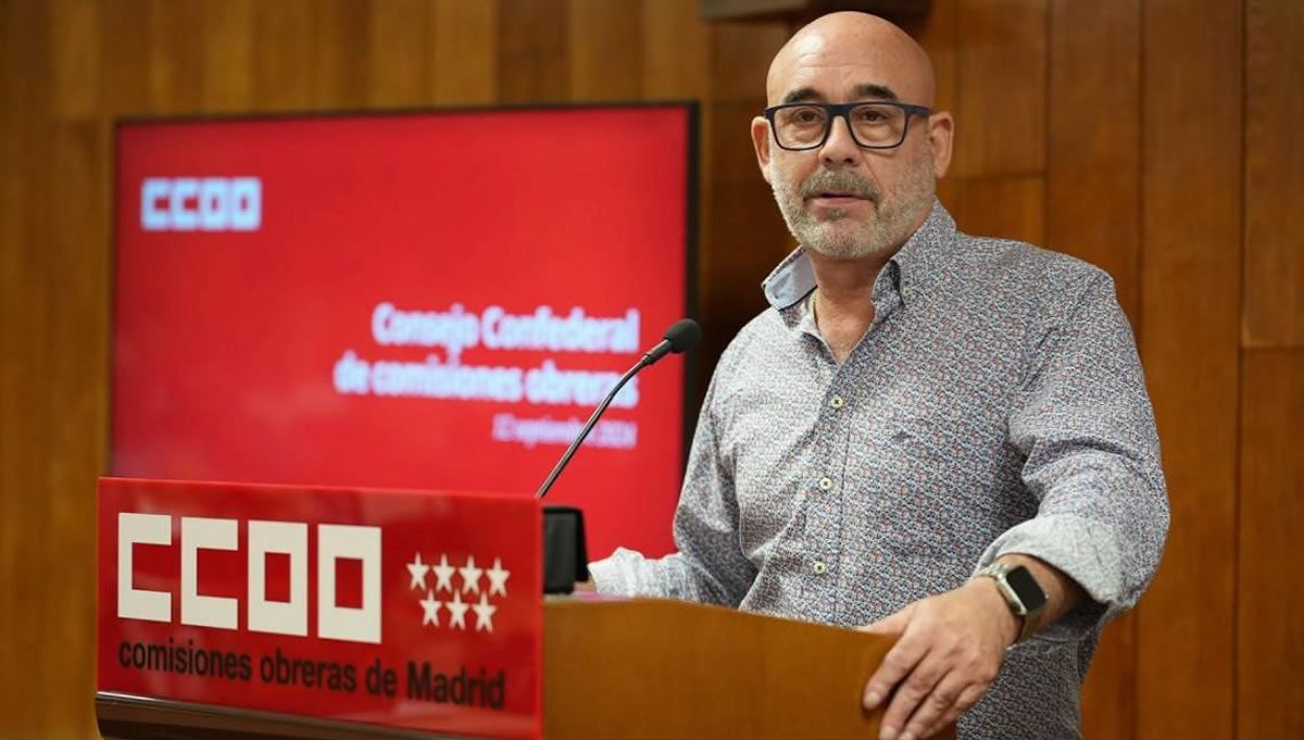 Mario Sanz Lubeiro, secretario confederal de Salud Laboral y Medioambiental de Comisiones Obreras, habla sobre el polvo de sílice (FOTO: Cedida a ConSalud.es)