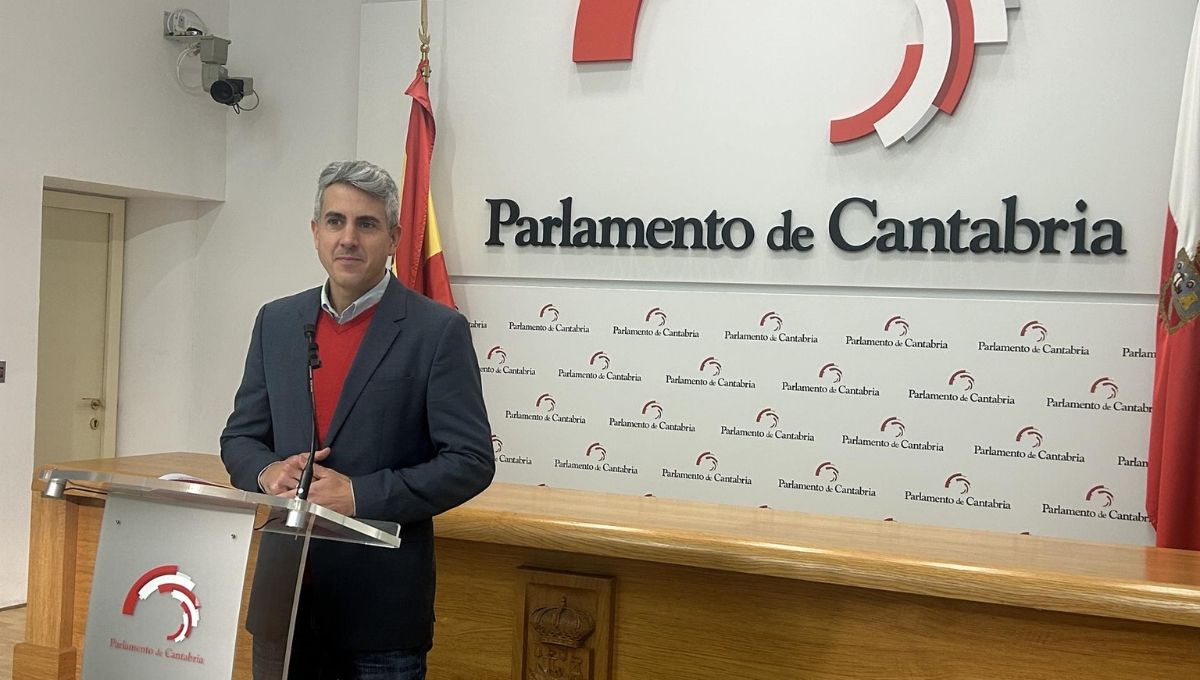 El secretario general del PSC-PSOE y portavoz parlamentario, Pablo Zuloaga (Foto. Europapress)