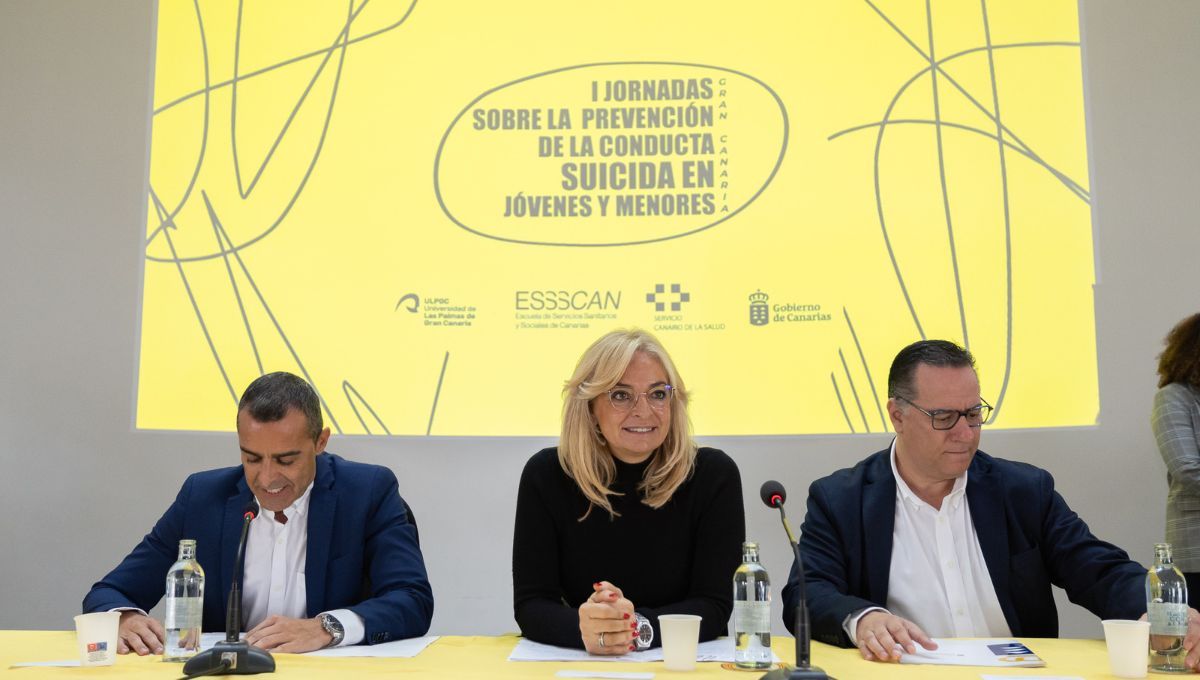 Sanidad y Educación presentan su proyecto para mejorar la detección prevención del suicidio en jóvenes (Foto. Gobierno de Canarias)