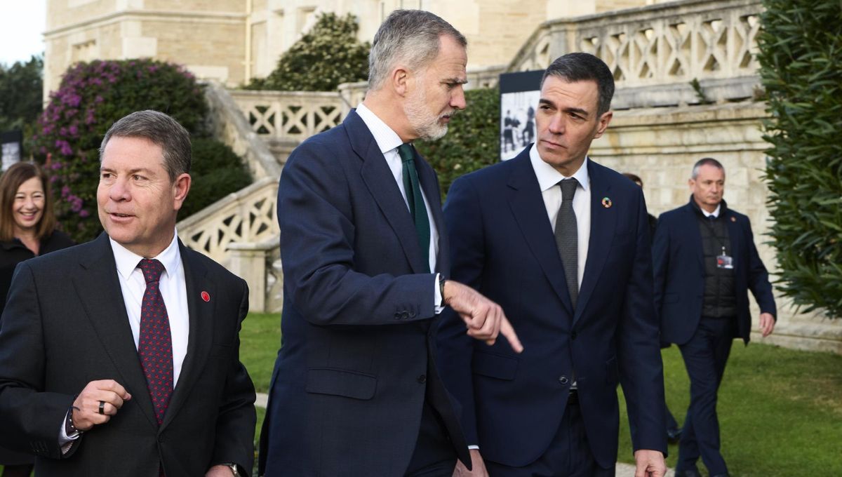 El Rey plantea a Page visitar Mira y ambos se citan el próximo jueves para inaugurar el H. de Cuenca (Foto. Europapress)