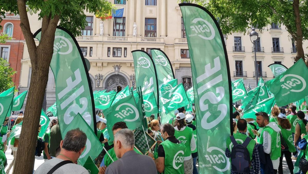 Manifestación CSIF (Foto. CSIF)