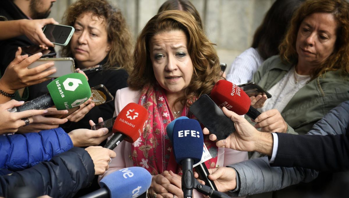 La consejera de Sanidad de la Comunidad de Madrid, Fátima Matute (Foto. EP)