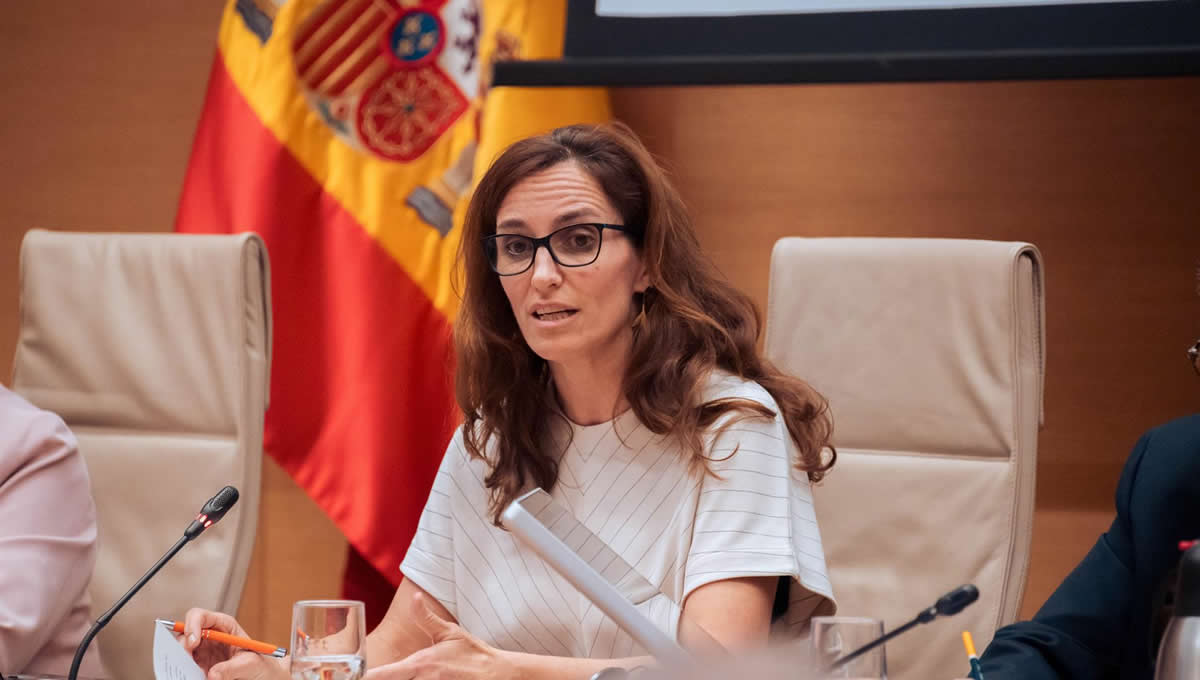 Mónica García, en la Comisión de Sanidad del Congreso de los Diputados. (Foto: EP)