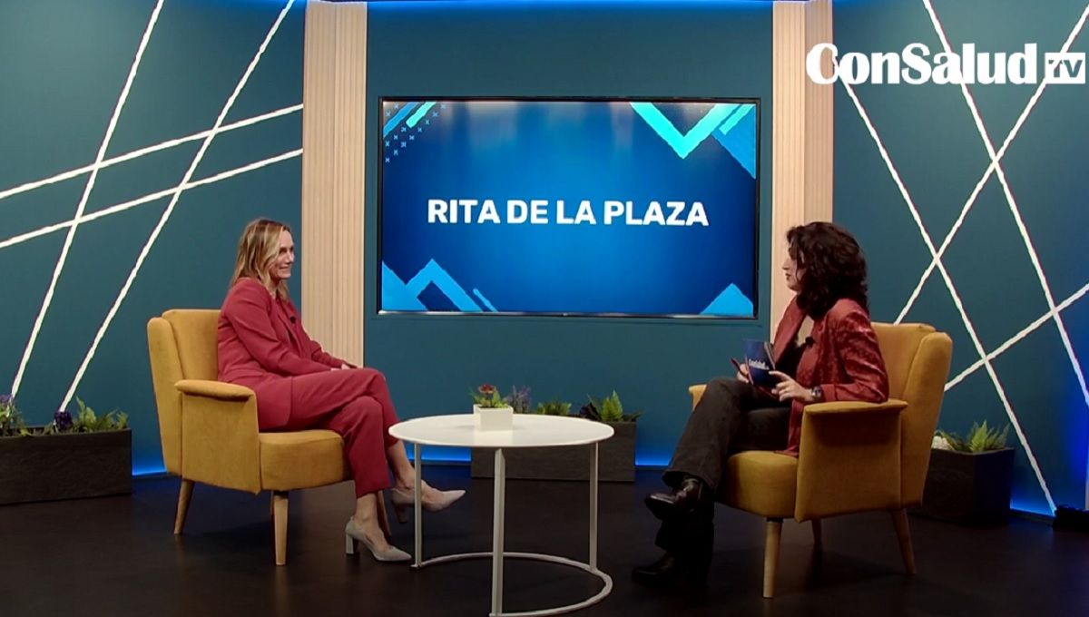 La tesorera del CGCOF y responsable de la Estrategia social de la profesión farmacéutica, Rita de la Plaza, en ConSalud TV