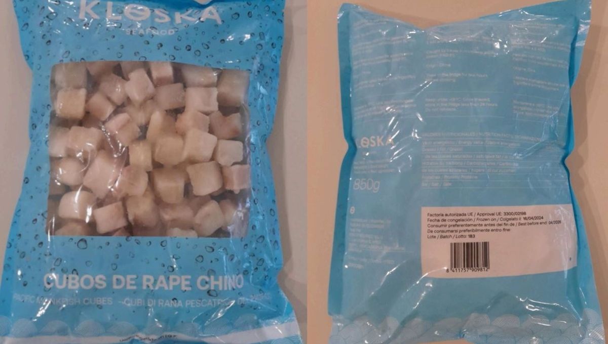 La AESAN alerta de la presencia de moluscos en cubos de rape chino congelado no incluida en etiqueta (Foto. Europapress)