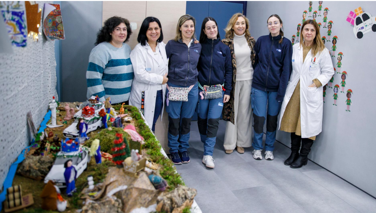 La consejera de Sanidad, María Martín, durante su visita a la Unidad de Cuidados Paliativos de La Rioja. (Gob. La Rioja)