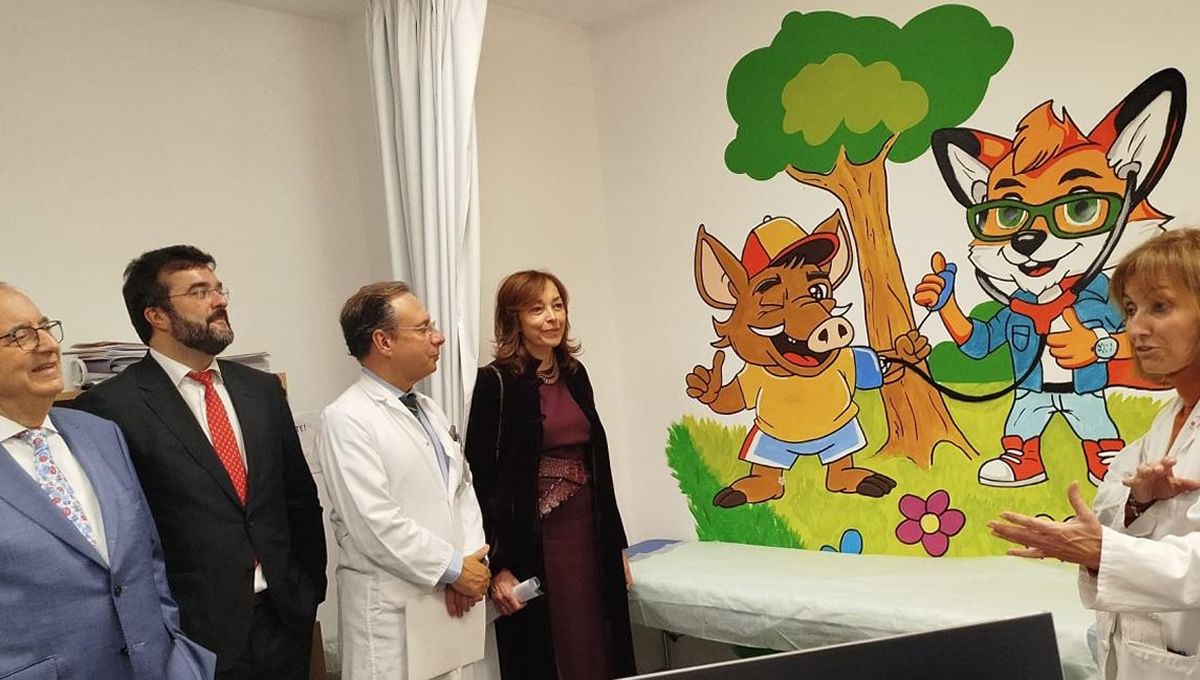 Nueva área de Consultas Externas de Pediatría del Hospital público Puerta de Hierro (Foto: CAM)