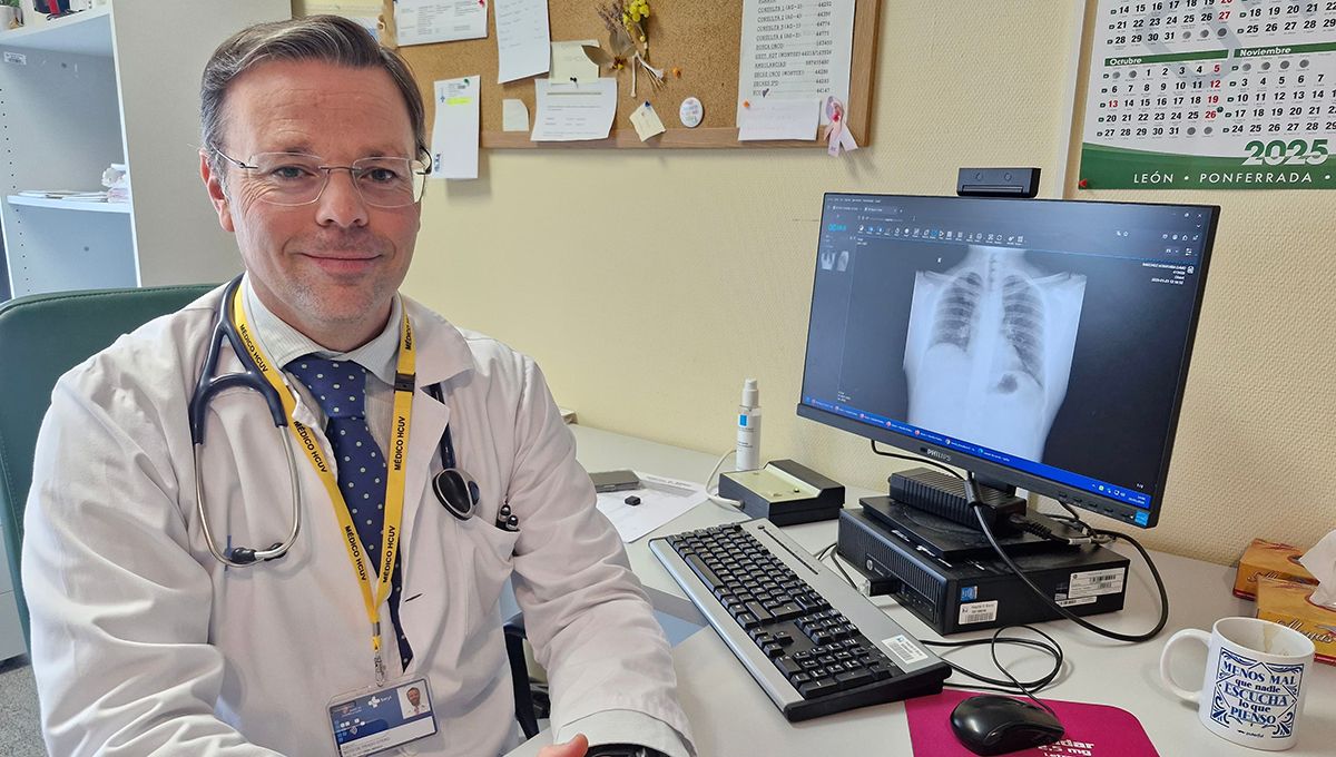 Dr. Diego Soto de Prado, oncólogo médico y jefe de la Unidad de Oncología Médica del Hospital Clínico Universitario de Valladolid (Foto. Hospital El Bierzo)