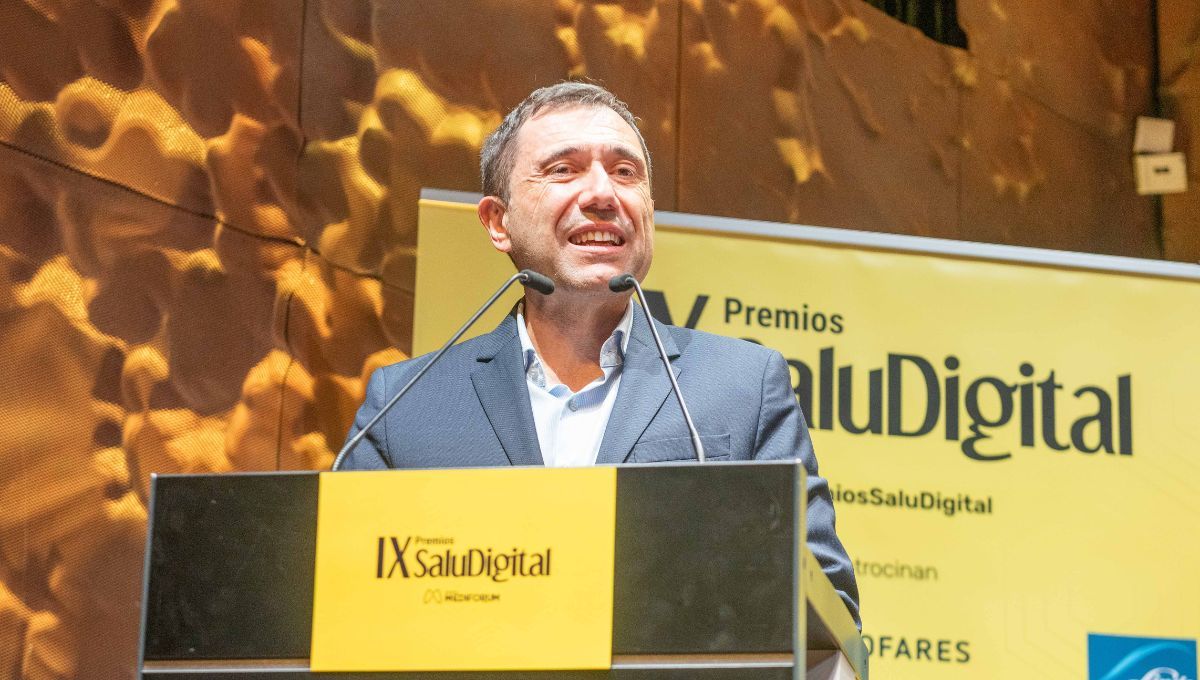 Juan Fernando Muñoz, Secretario General de Salud Digital, Información e Innovación del Sistema Nacional de Salud, inaugura esta novena edición de los Premios SaluDigital (Fuente ConSalud)