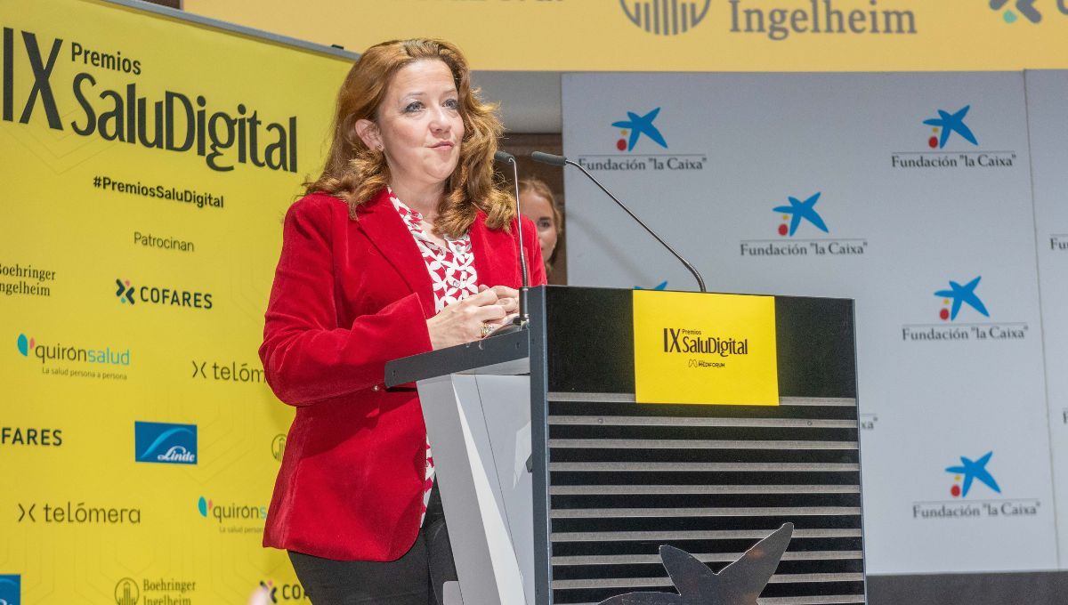 La Consejera de Sanidad de la Comunidad Madrid, Fátima Matute fue la  encargada de clausurar el acto (Foto Consalud)