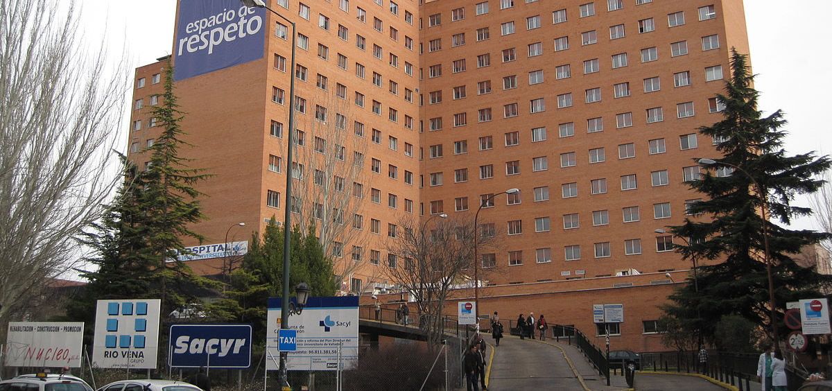 Hospital Clínico de Valladolid, donde fue incinerado el paciente